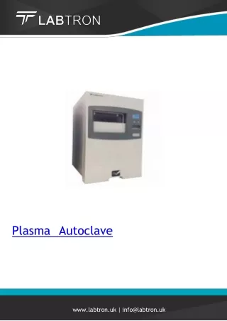 Plasma Autoclave