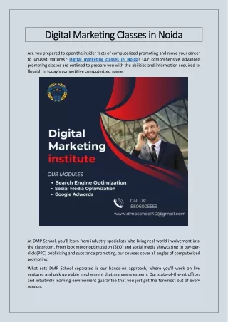 Digital Marketing Classes in Noida