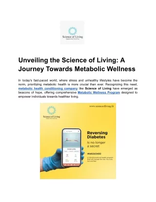 Unveiling the Science of Living_ A Journey Towards Metabolic Wellness (1)