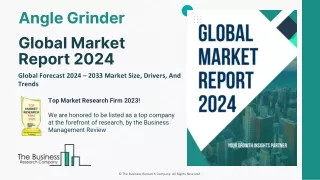 Angle Grinder Market Trend Analysis, Competitive Landscape, Forecast 2033