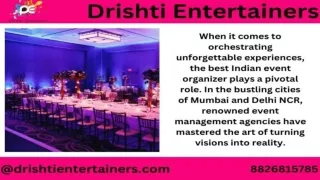 EVENT MANAGEMENT AGENCIES IN MUMBAI