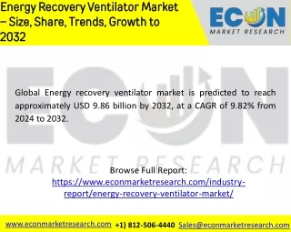 Energy Recovery Ventilator Market