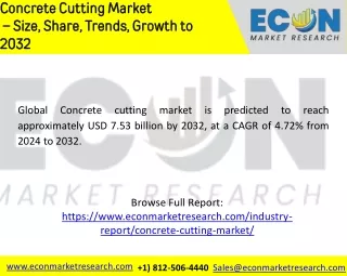 Concrete Cutting Market