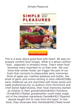 full✔download️⚡(pdf) Simple Pleasures