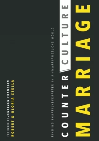 PDF/READ❤  CounterCulture Marriage: Finding #happilyeverafter in a #marriagesucks world