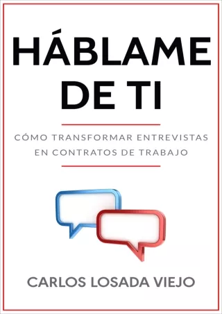 PDF_⚡ HÁBLAME DE TI: Cómo transformar entrevistas en contratos de trabajo (Job