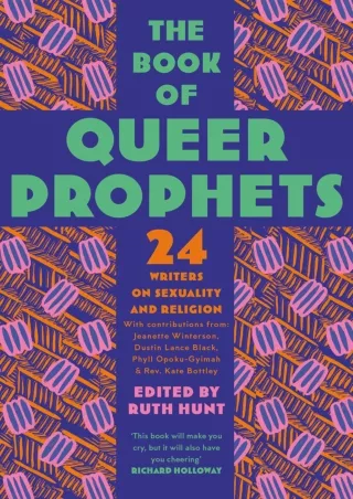 ❤[PDF]⚡  The Book of Queer Prophets: 24 Writers on Sexuality and Religion