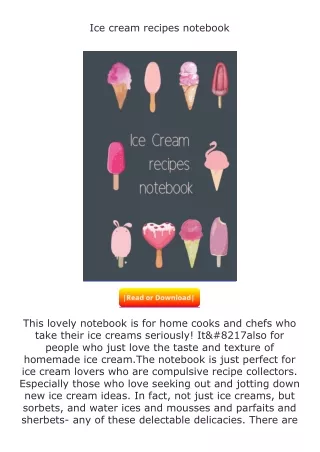 Ice-cream-recipes-notebook