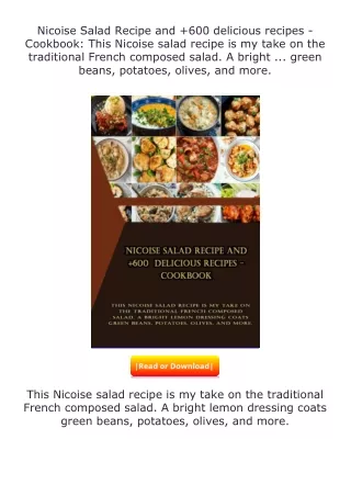 (❤️pdf)full✔download Nicoise Salad Recipe and +600 delicious recipes - Cook