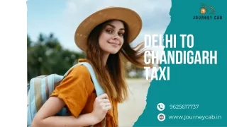 Delhi to Chandigarh Taxi Services