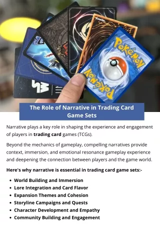 The Role Of Narrative In Trading Card Game Sets