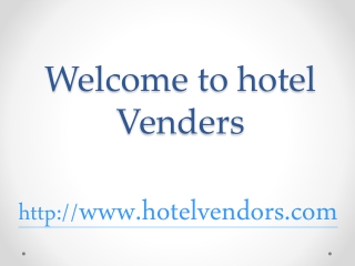 hotel vendors