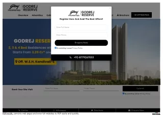 Godrej Reserve Kandivali East Mumbai - Luxury Apartments