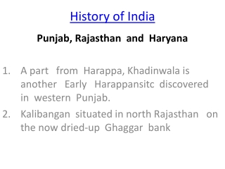 History of India