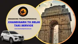 CHANDIGARH TO DELHI  TAXI SERVICE by New Chandigarh Travels