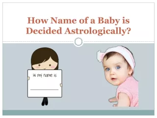 How Name of a Baby is Decided Astrologically