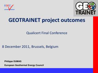 Philippe DUMAS European Geothermal Energy Council