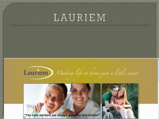 Lauriem personal care services