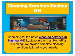 Cleaning Services Nashua NH