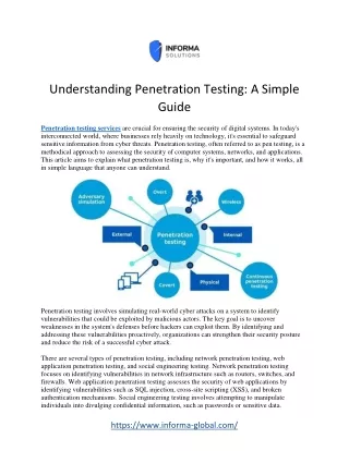 Secure Your Digital Assets with Professional Penetration Testing Services