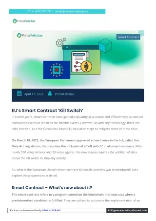 Making the most of the EU's smart contract 'kill switch'