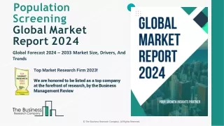 Population Screening Market Size, Key Players And Forecast To 2033