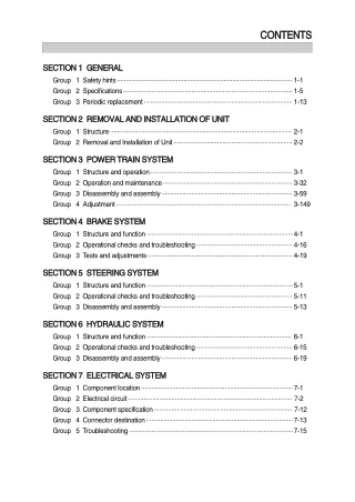 Hyundai HDF50-7S Forklift Truck Service Repair Manual