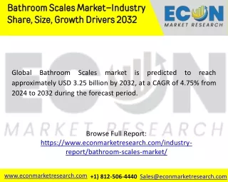 Bathroom Scales Market