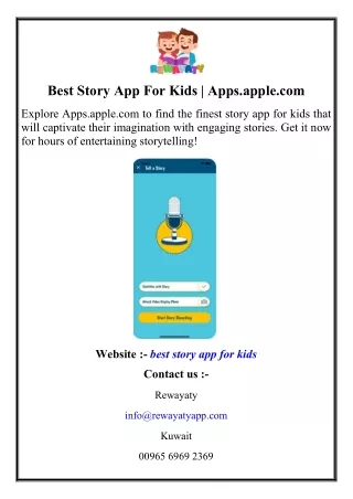 Best Story App For Kids Apps.apple.com