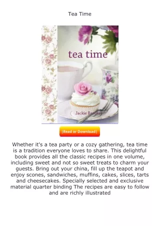 pdf❤(download)⚡ Tea Time