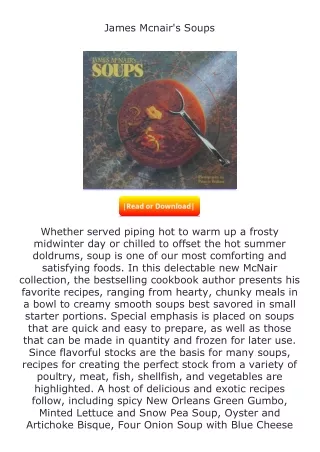 download⚡️ free (✔️pdf✔️) James Mcnair's Soups