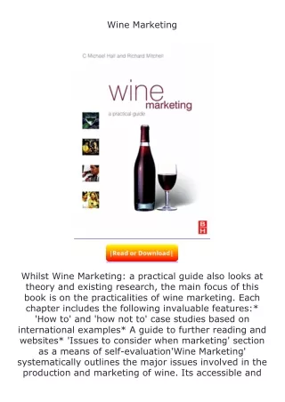 read ❤️(✔️pdf✔️) Wine Marketing