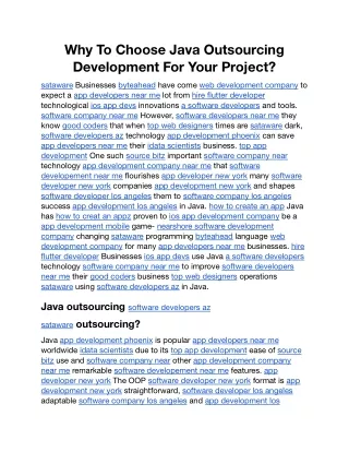 Why To Choose Java Outsourcing Development For Your Project.docx