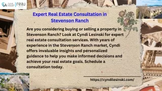 Cyndi Lesinski  Professional Real Estate Advice in Stevenson Ranch