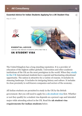 Indian Students Navigating UK Student Visa Applications