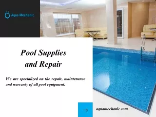 Pool Supplies and Repair