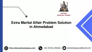 Extra Marital Affair Problem Solution in Ahmedabad