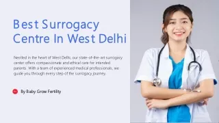 Best Surrogacy Centre In West Delhi