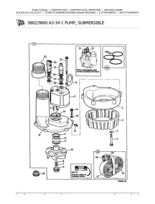 JCB 3CXHM 35 BACKOHE LOADER Parts Catalogue Manual (Serial Number 00400000-00430000)