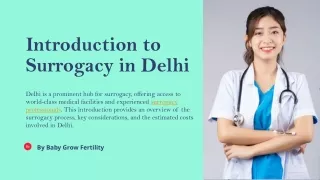 Surrogacy Cost In Delhi