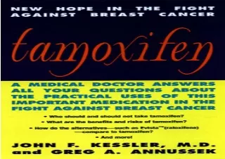 Read  [PDF]  Tamoxifen: New Hope in the Fight Against Breast Canc