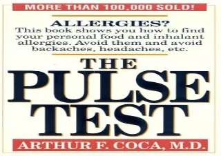 Read  [PDF]  The Pulse Test: The Secret of Building Your Basic He