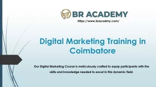 Digital Marketing Training in Coimbatore