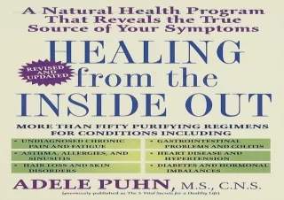 get [PDF] Download Healing from the Inside Out: A Natural Health