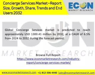 Concierge Services Market