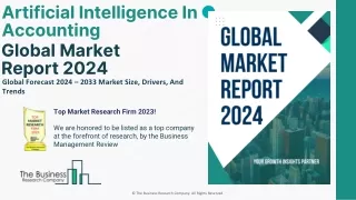 Artificial Intelligence In Accounting Market Trends, Size And Forecast 2024-2033