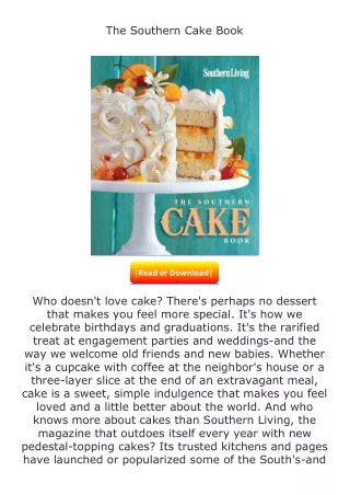 download⚡️ free (✔️pdf✔️) The Southern Cake Book