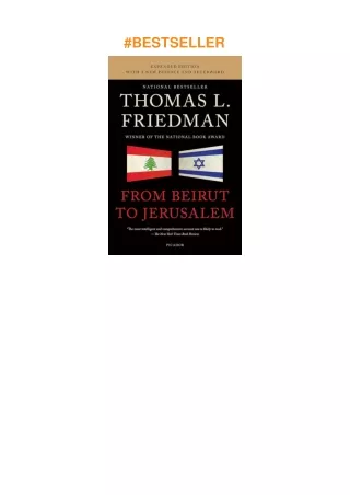 Pdf⚡️(read✔️online) From Beirut to Jerusalem