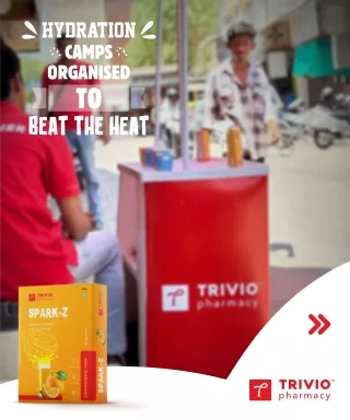 Hydration Camps Organised By Trivio Pharmacy