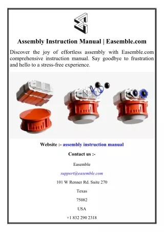 Assembly Instruction Manual  Easemble.com